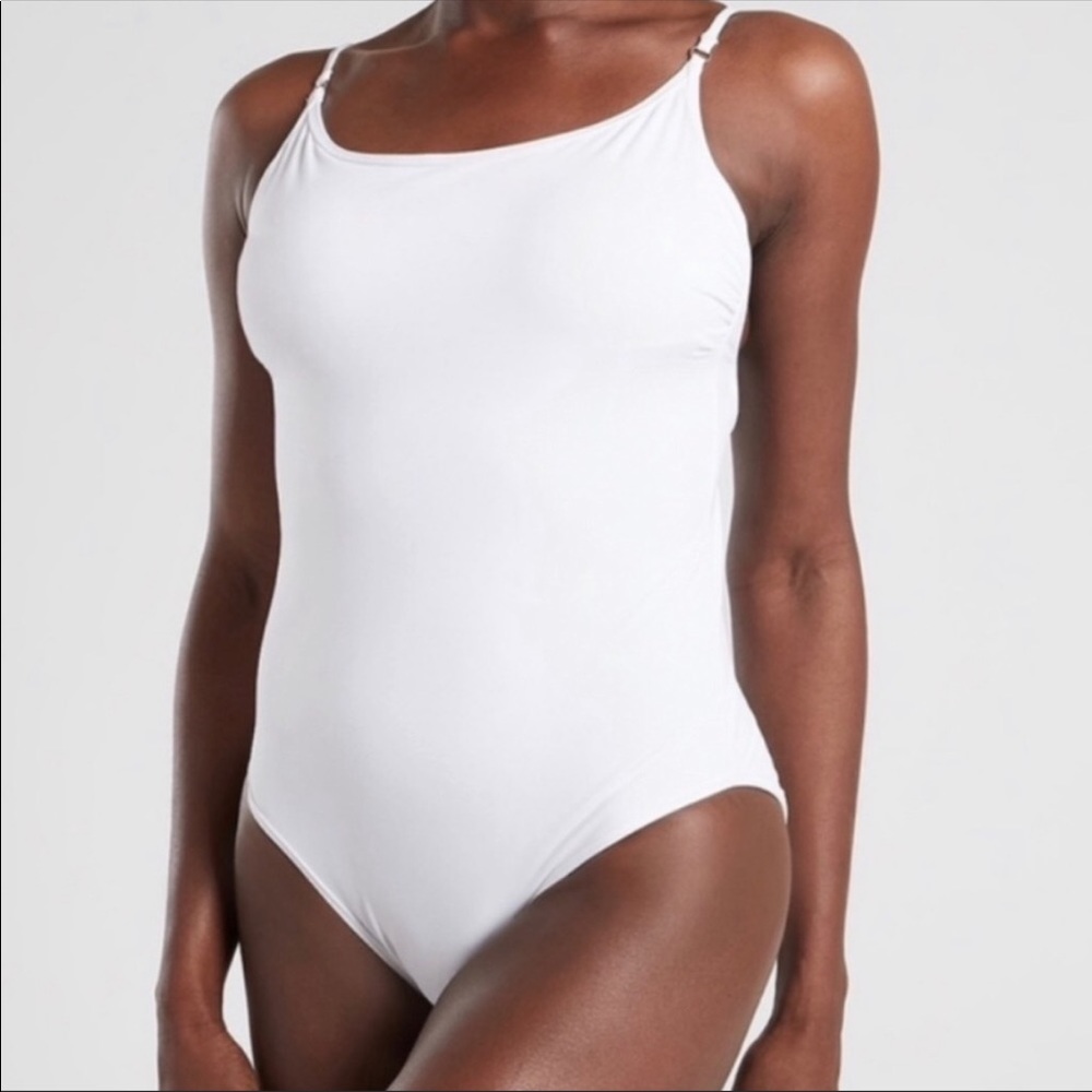 Athleta Skinny Strap Ring One Piece Org $108